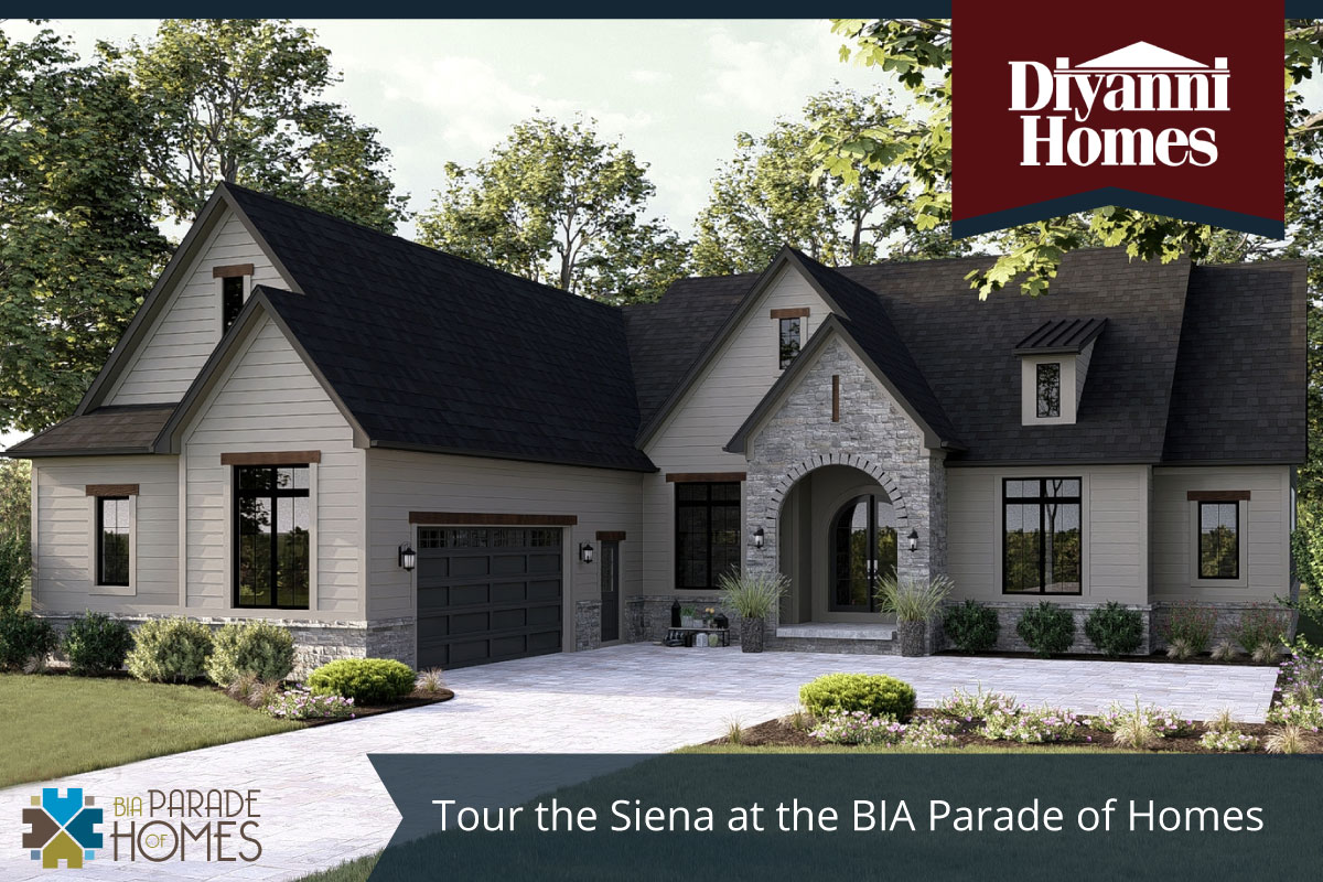 Show home kitchen built for the Columbus BIA Parade of Homes